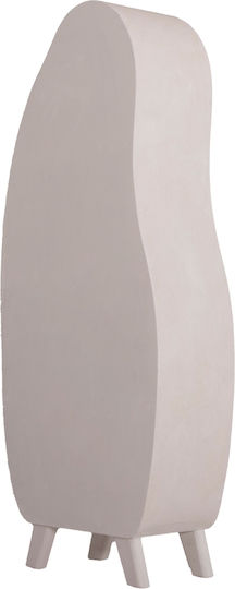 Βιβλιοθήκη Santorini Υπόλευκο 80x38x196εκ.