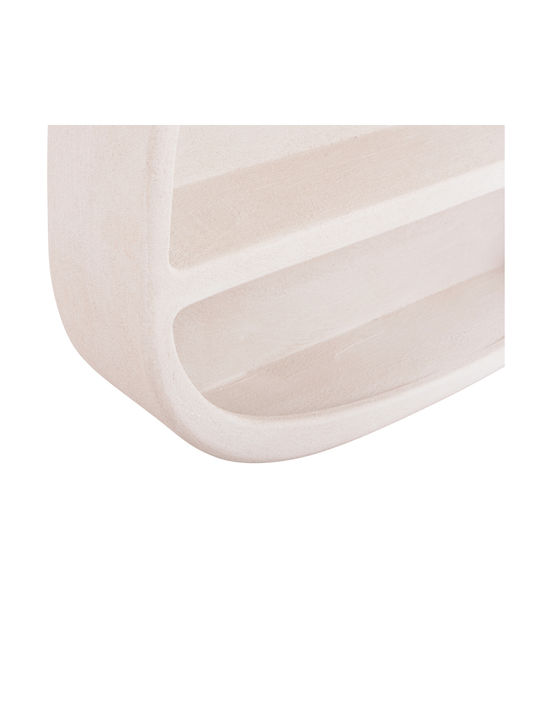 Bookcase Santorini Off-white 95x18x100cm