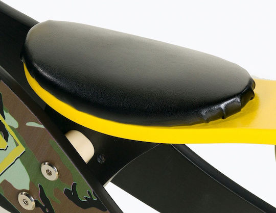 Milly Mally Kids Balance Bike 2-in-1 Army Yellow