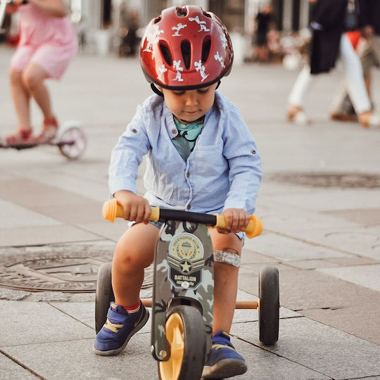 Milly Mally Kids Balance Bike 2-in-1 Army Yellow
