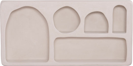 Home Markt Стенен рафт серия Santorini Hm18063.01 MDF бял 120x18x60см