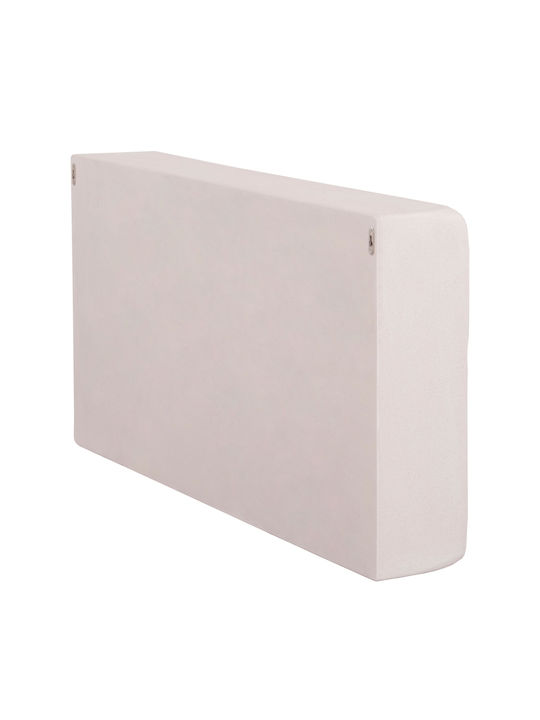 Home Markt Ραφι Τοιχου Σειρα Santorini Hm18063.01 Mdf Υπολευκο 120x18x60υεκ