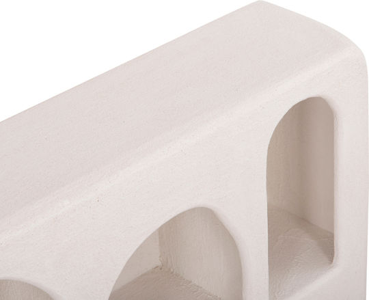 Home Markt Стенен рафт серия Santorini Hm18063.01 MDF бял 120x18x60см