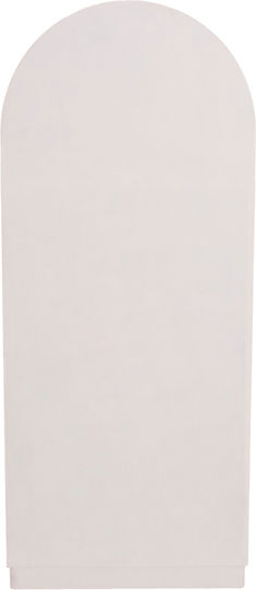 Βιβλιοθήκη Santorini Υπόλευκο-φυσικό 80x38x188εκ.