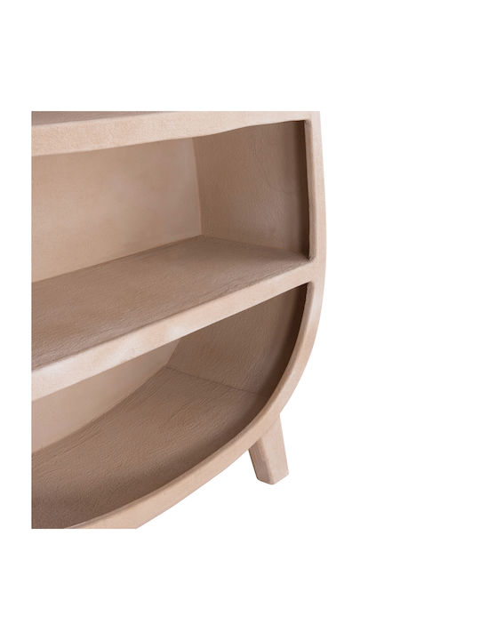 Bibliothek Santorini Coffee 120x38x133cm