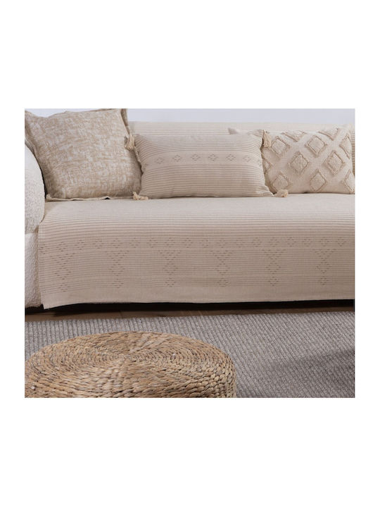Nef-Nef Homeware Resan Decken & Couchdecken Zweisitzer-Sofa Überwurf 180x250cm Pfirsich