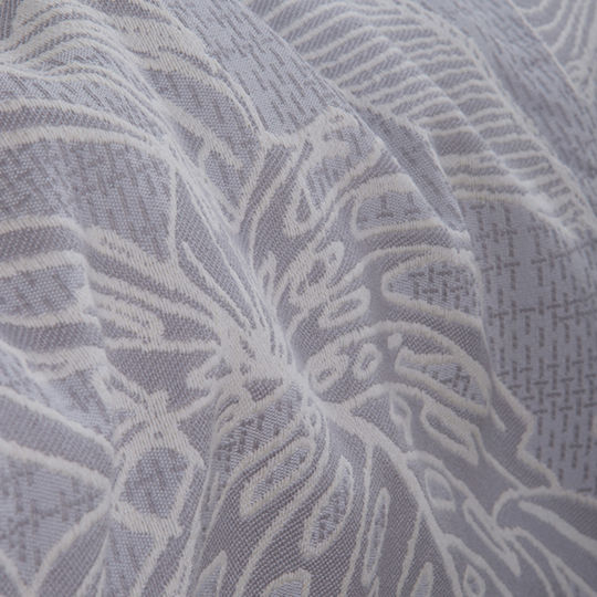 Nef-Nef Homeware Grow Three-Seater Sofa Throw Jacquard 170x300cm Grey