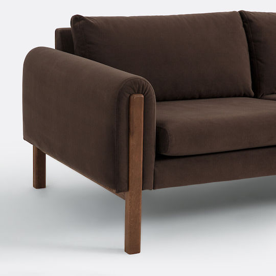 Dreisitzer Sofa Samt Velvet 193x91x84cm