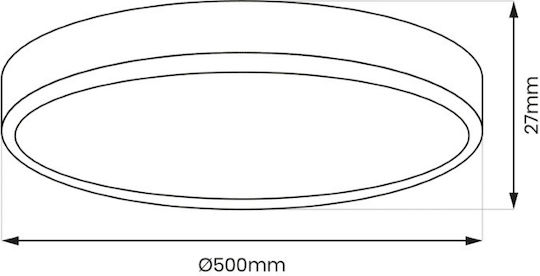 Eko Light Πλαφονιέρα 50εκ. LED Eko Light Πλαφονιέρα 50εκ. LED