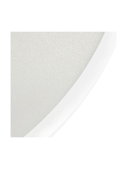 Eko Light Πλαφονιέρα Οροφής 40εκ. Λευκή με Ενσωματωμένο LED