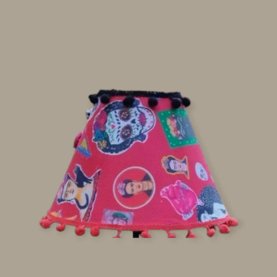 Lampshade Table Lamp Red Frida Kahlo Dimensions 20*15*10