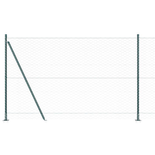 vidaXL Garden Fencing Material 13pcs Green