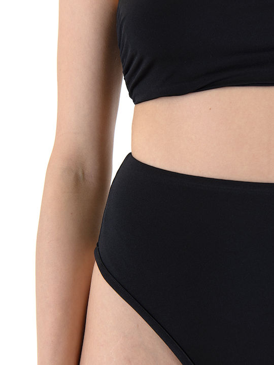 Bikini Slip High Waist Black