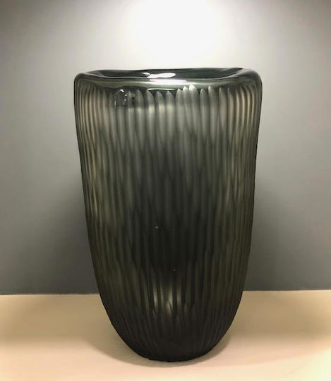 Karvounis Decorative Vase Green 19x19x32cm