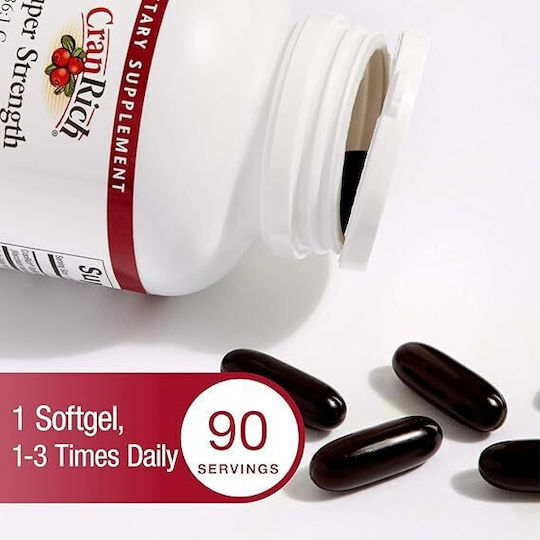 Natural Factors Cranrich 500mg Ειδικό Συμπλήρωμα Διατροφής 60 κάψουλες
