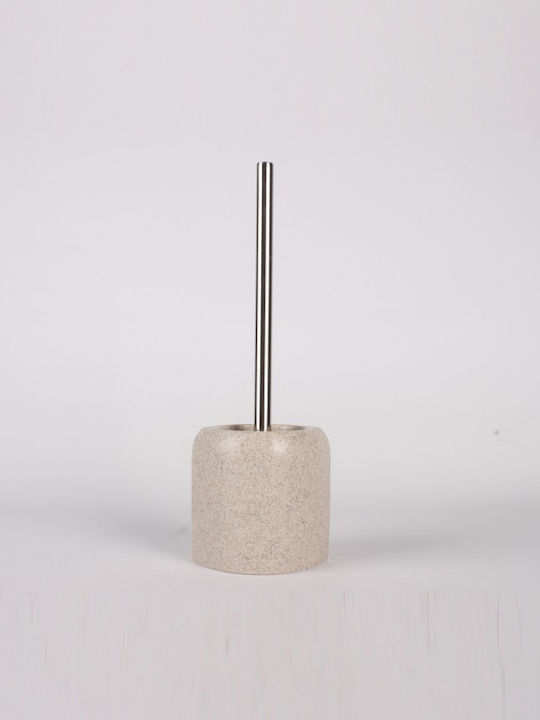 Inter Ceramic Kunststoff Badezimmer Toilettenbürste Beige