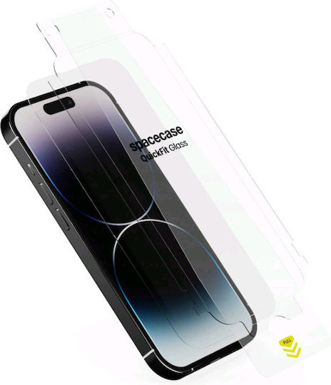 Spacecase 0.33mm Gehärtetes Glas 2Stück (iPhone 14 ProXiaomi 14 ProRealme 14 Pro)