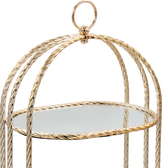 Keskor Μεταλλική Ορντεβιέρα Χρυσή Π20xΜ58cm