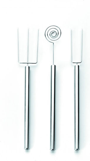 Ibili Flexible Chocolate Praline Set 3 Pieces Stainless Steel 20 Cm Silver