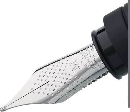 Faber-Castell Πένα Γραφής Medium από Ατσάλι με Μαύρο Μελάνι