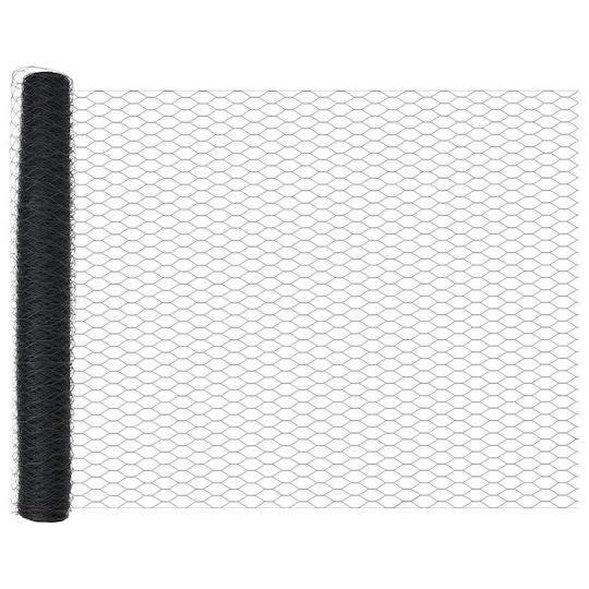 vidaXL Garden Fencing Material 1pcs Gray