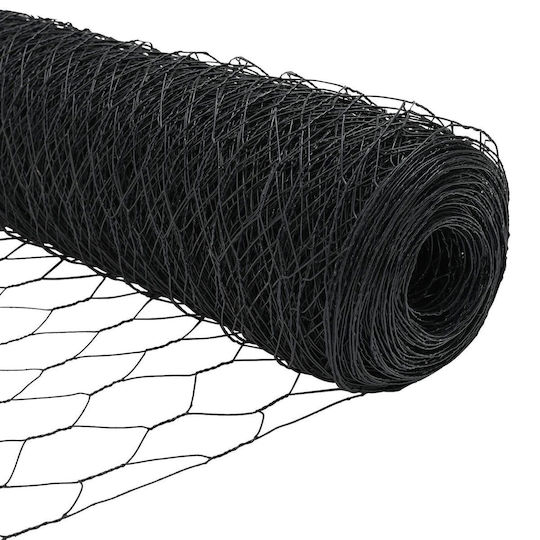 vidaXL Garden Fencing Material 1pcs Gray