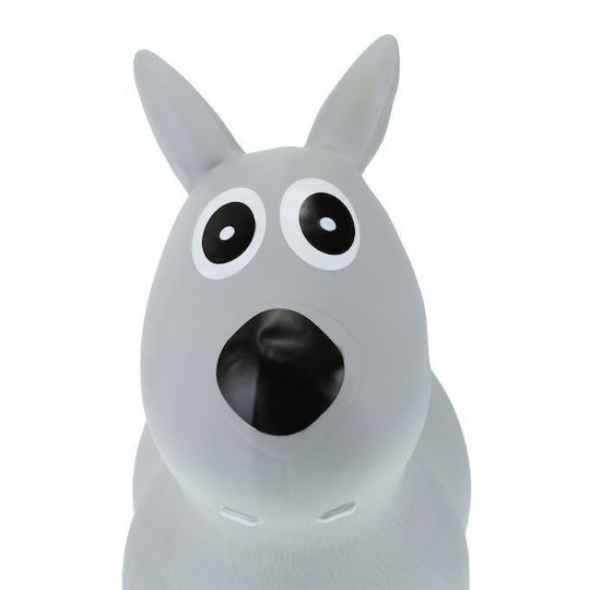 Dog-shaped Rubber Jumping Mat Gray 50 X 60 X 25 Cm