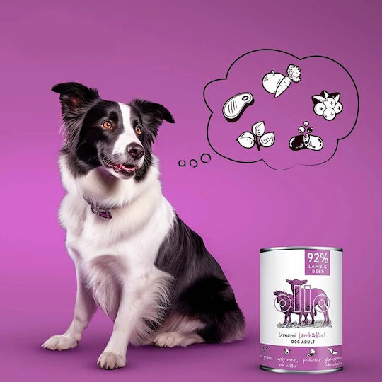 Dog Food Υγρή Τροφή Σκύλων με Αρνί και Βοδινό 400gr
