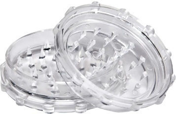 Râșniță din plastic 50 x 24mm 1 compartiment transparentă