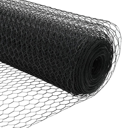 vidaXL Metallzaunrolle in Gray Farbe x60cm