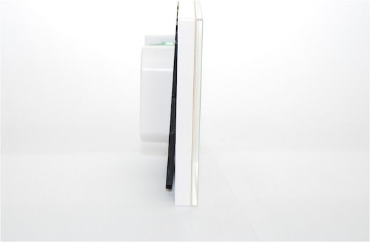 Miboxer Επιτοίχιος Διακόπτης Dimmer με Πλαίσιο Ταινία LED Αφής σε Λευκό Χρώμα