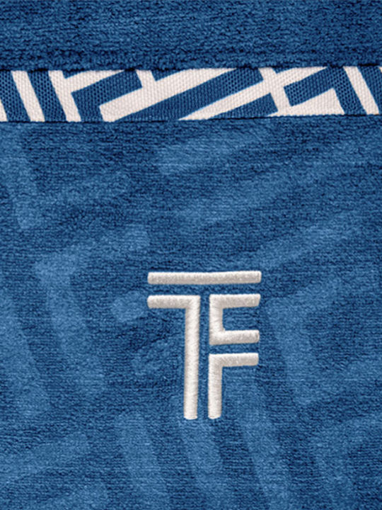 Feel & Touch Icon Текстилна Плажна Чанта Синя