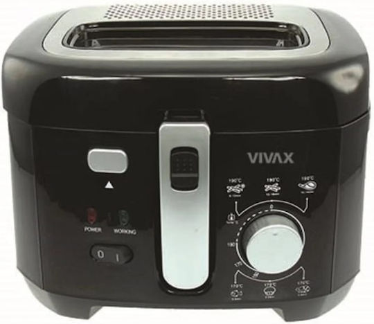 Vivax DF-1800B Friteuză cu aer 2.5lt Negru