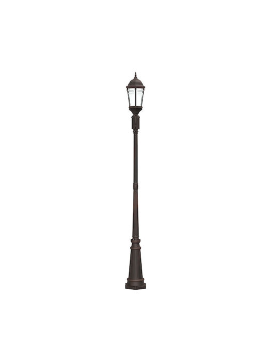 vidaXL Outdoor Floor Lamp Post for E27 Bronze