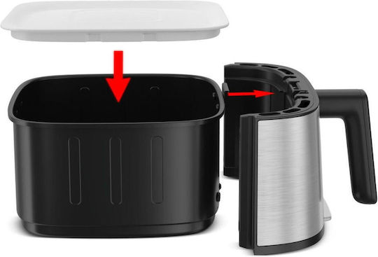 Tefal Easy Fry Air Fryer 5lt Silver