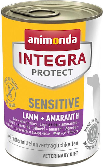Animonda Integra Protect Sensitive Wet Food Dogs in Cans Diet with Lamb Gluten-Free 400gr