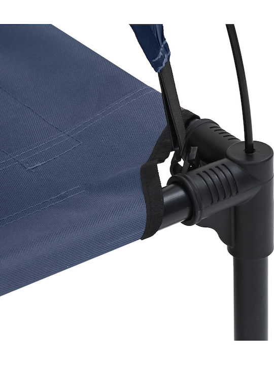 vidaXL Υπερυψωμένο Κρεβάτι Σκύλου Μπλε 92x82.5εκ.
