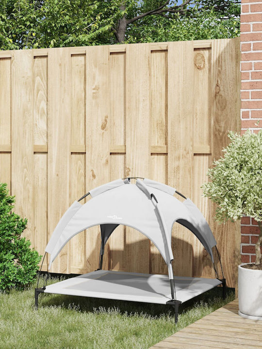 vidaXL Elevated Dog Bed Gray 90x81cm
