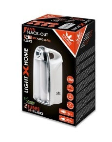 GBC Rechargeable LED Exit Emergency Light with Battery Powered 1pcs