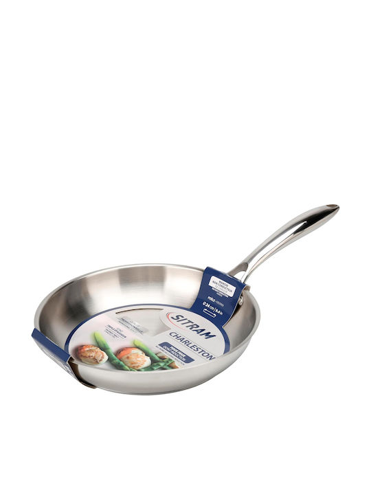 Sitram Pan aus Edelstahl 24cm