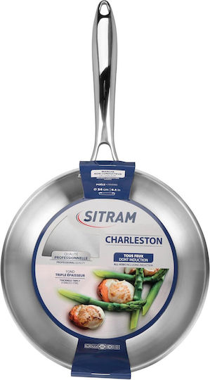 Sitram Charleston Тиган от Неръждаема Стомана 24см