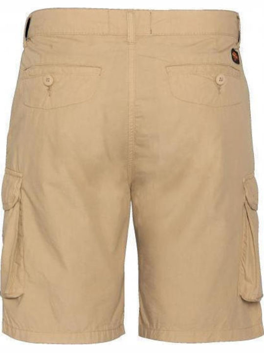 Ανδρική Βερμούδα Cargo Army Beige