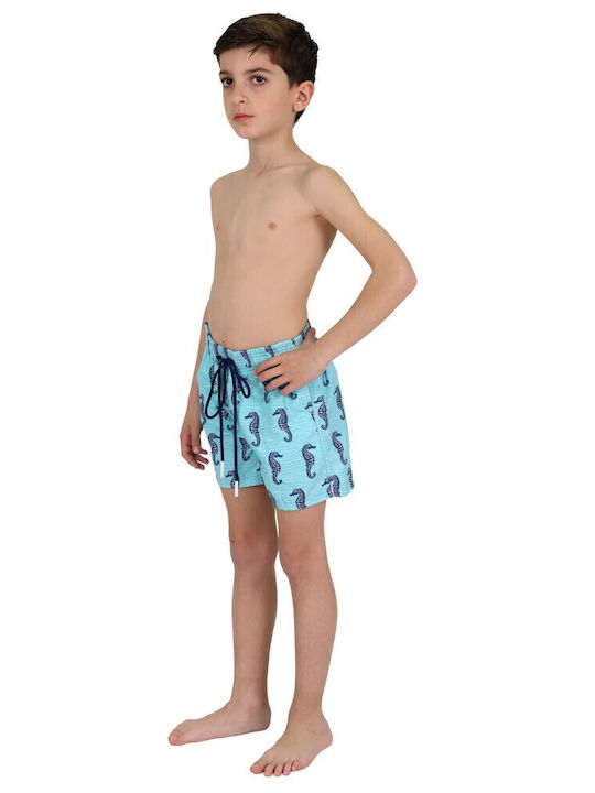 Waves Kids Swimwear Swim Shorts Light Blue, Blue