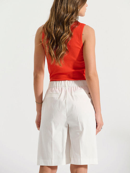 Women's Bermuda Shorts White