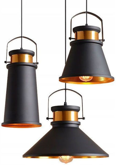 Toolight Hängelampe Schwarz