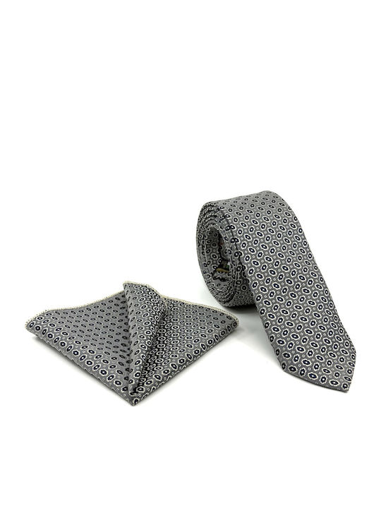 Legend Accessories Men's Tie Set Printed in Khaki Color