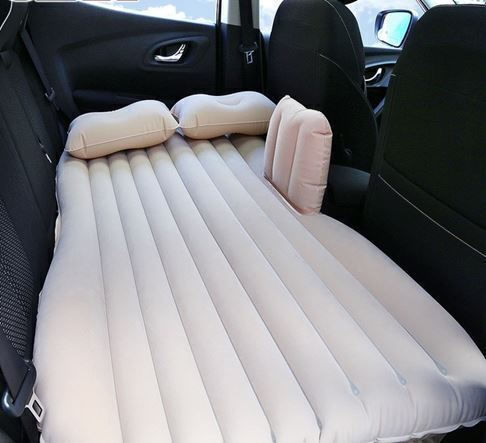 Inflatable Car Mattress in Beige Color