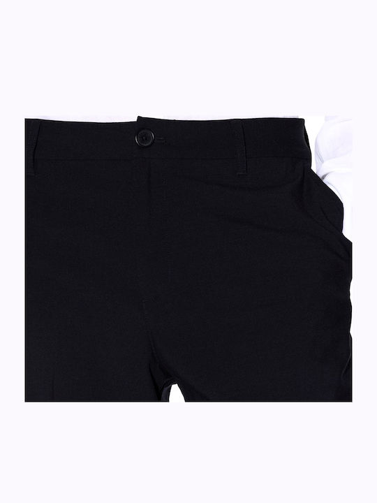 Παντελόνι Chino Ελαστικό σε Slim Εφαρμογή Μαυρο