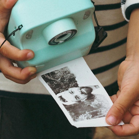 Mobility On Board PixiPrint - Click & Print Cameră Foto pentru Copii cu Imprimare Termică Albastră