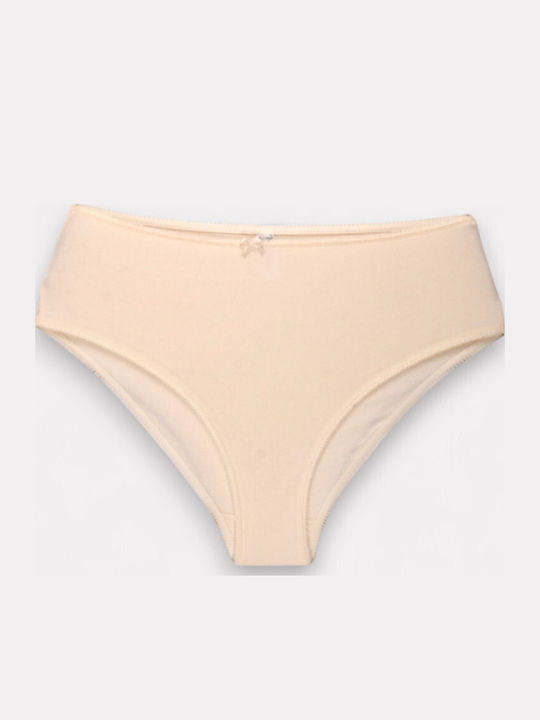Βαμβακερά High Waist Women's Slip 3Pack Colorful